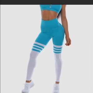 Blue Bombshell Sportswear Leggings!